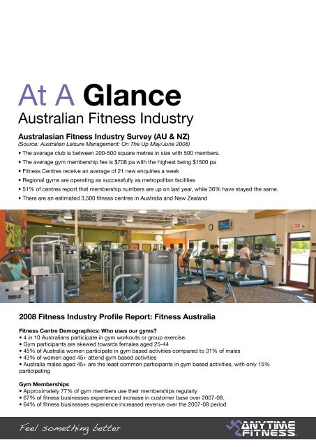 AT A GLANCE 2013 - Anytime Fitness