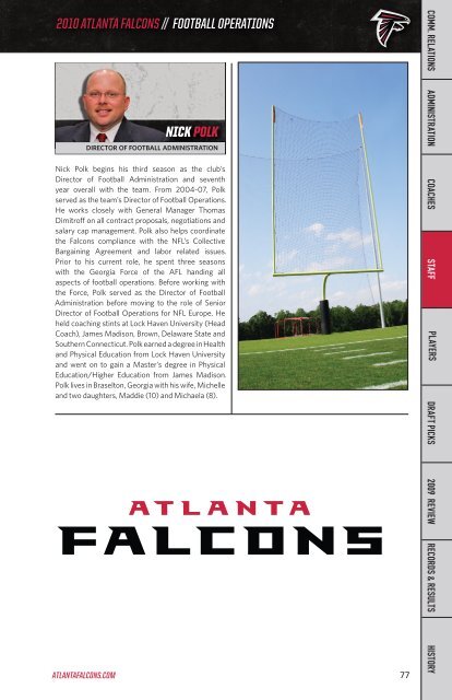 Front Office Staff - Atlanta Falcons