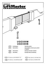 UGO300M UGO300B - LiftMaster