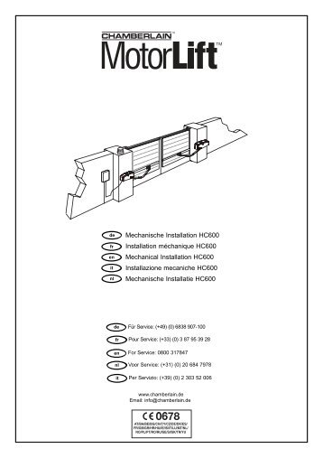 Cover ISSB neu.qxp - Chamberlain