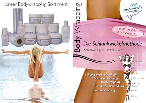 Schlank-Wickel-Methode Bodywrapping Cellulite