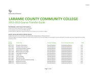LARAMIE COUNTY COMMUNITY COLLEGE - ASSETS-PHOENIX.net