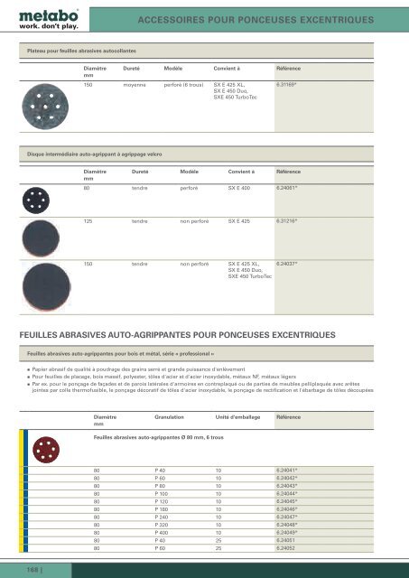 des ou d'acce des outils parfaits ont besoin d'accessoires ... - Metabo