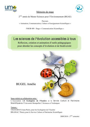 Les sciences de l 'évolution accessibles à tous - Master écologie ...