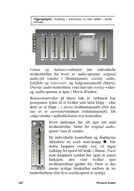 Pinnacle Studio 15 Manualen