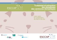 Traitement et prévention des parasitoses des carnivores ... - ESCCAP