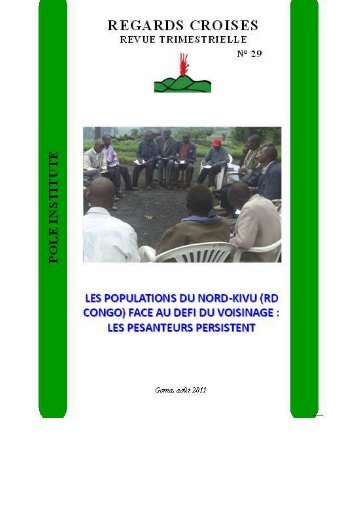 Les populations du Nord-Kivu _RD Congo_ face au ... - Pole Institute