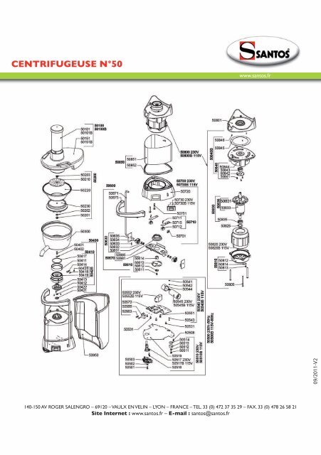 CENTRIFUGEUSE N° 50 ''Santos Juicer''