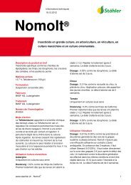 Nomolt® - Stähler SA