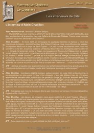 L'interview d'Alain Chatillon - Rennes-Le-Château