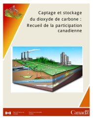 Captage et stockage du dioxyde de carbone - Ressources ...