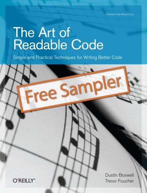 The Art Of Readable Code Cdn Oreilly Com