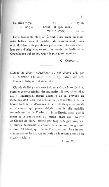 Revue belge de numismatique et de sigillographie