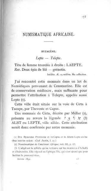 Revue belge de numismatique et de sigillographie