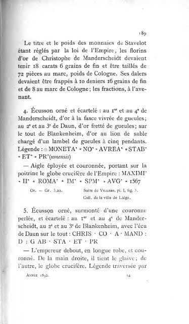 Revue belge de numismatique et de sigillographie