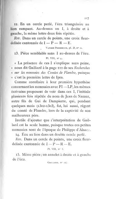 Revue belge de numismatique et de sigillographie