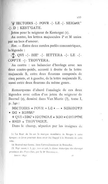 Revue belge de numismatique et de sigillographie