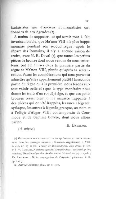 Revue belge de numismatique et de sigillographie