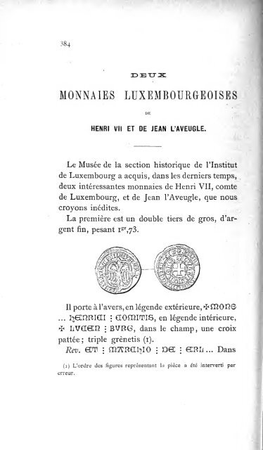 Revue belge de numismatique et de sigillographie