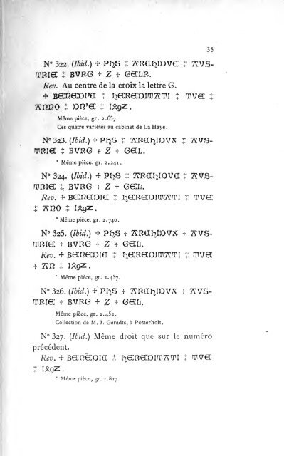 Revue belge de numismatique et de sigillographie