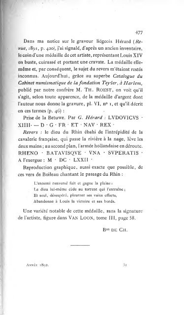 Revue belge de numismatique et de sigillographie