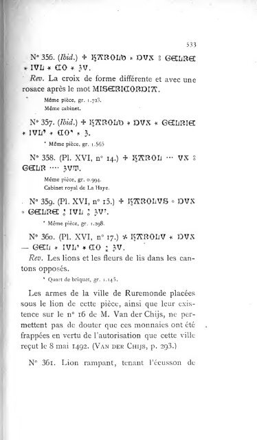 Revue belge de numismatique et de sigillographie