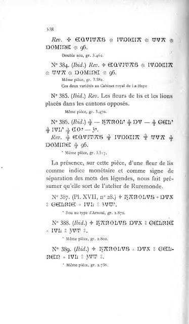 Revue belge de numismatique et de sigillographie