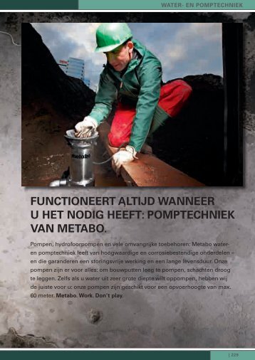 Water - Metabo