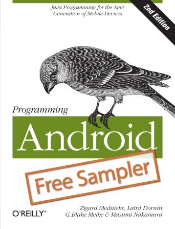 Programming Android, Second Edition - Cdn.oreilly.com