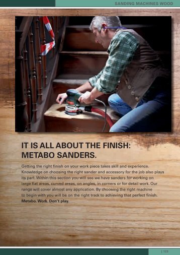 IT IS ALL AbOuT ThE FINISh: METAbO SANDERS.