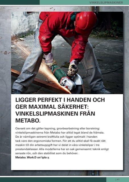 41-82 Catalogue Tools SE 2011 - Metabo