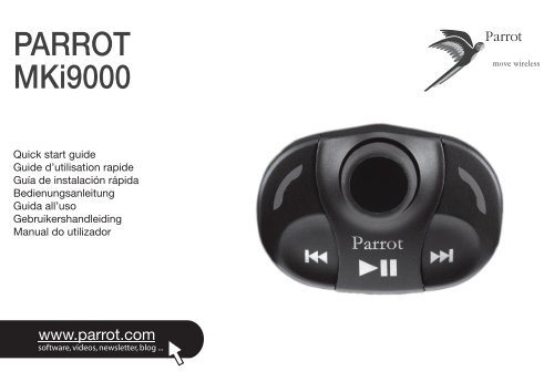 Parrot MKI9000 - Manos Libres por Bluethoth, lectura de Ipod, mp3