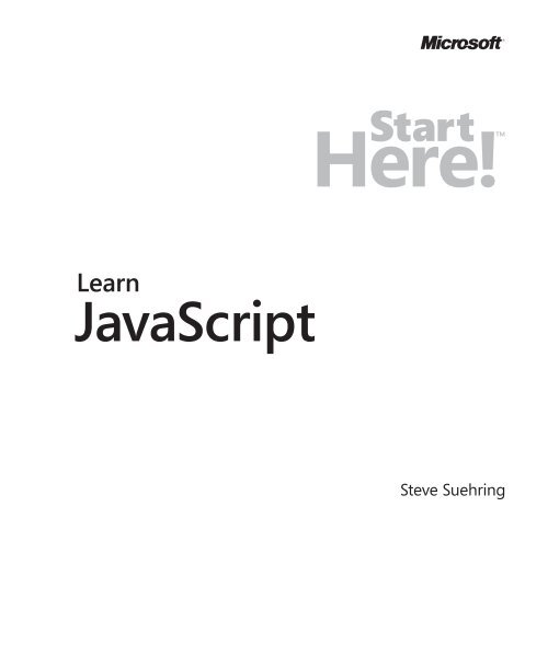 Start Here! Learn JavaScript - Cdn.oreilly.com