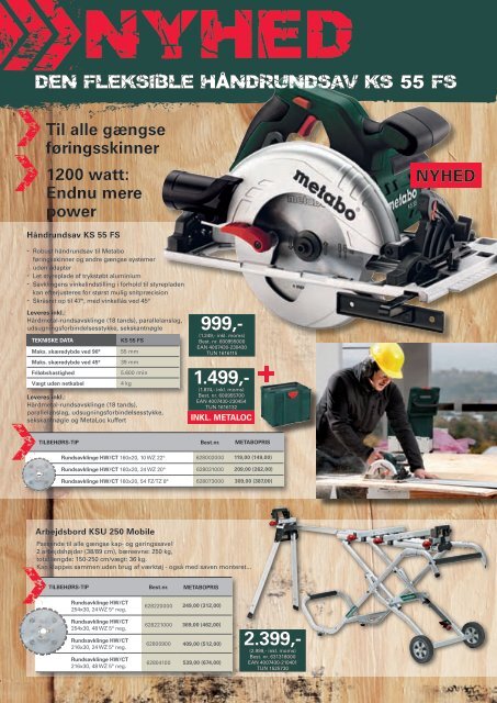 2013 Specials DK - Metabo