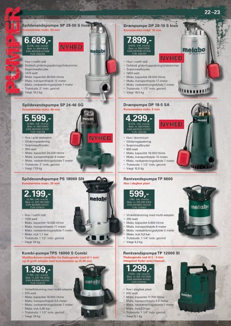 2013 Specials DK - Metabo