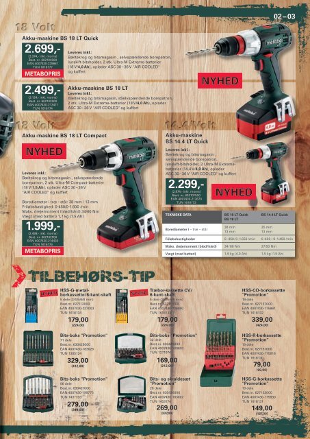 2013 Specials DK - Metabo