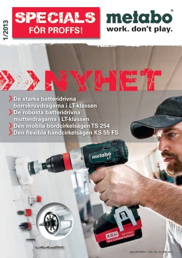 2013 Specials SE - Metabo