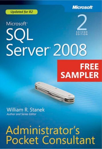 Microsoft SQL Server 2008 Administrator's Pocket ... - Cdn.oreilly.com
