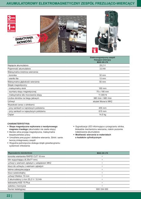 Katalog Metabo 2012 - Narz?dzia ? Elektronarz?dzia Konin :: Artmetal