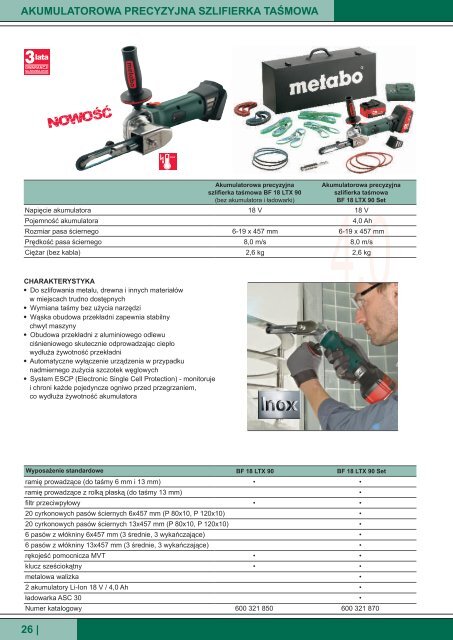 Katalog Metabo 2012 - Narz?dzia ? Elektronarz?dzia Konin :: Artmetal