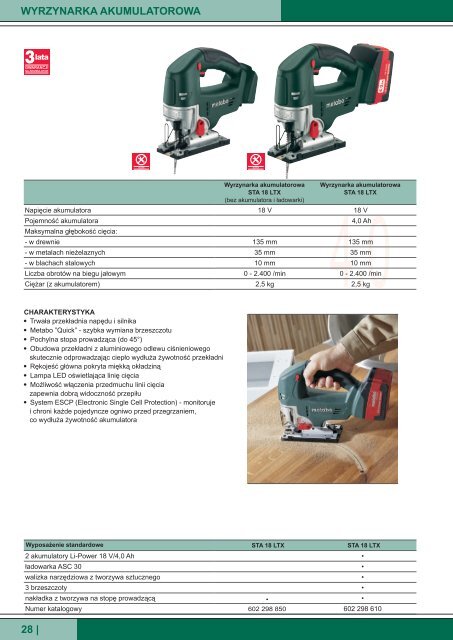 Katalog Metabo 2012 - Narz?dzia ? Elektronarz?dzia Konin :: Artmetal