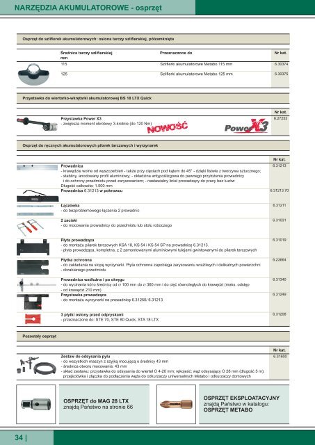 Katalog Metabo 2012 - Narz?dzia ? Elektronarz?dzia Konin :: Artmetal