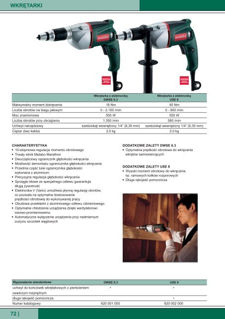 Katalog Metabo 2012 - Narz?dzia ? Elektronarz?dzia Konin :: Artmetal