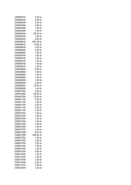 Indeks Cena 2012.03 1043560 35,70 z? 1043600 47,50 z? ... - Metabo