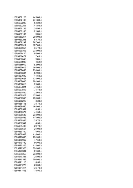 Indeks Cena 2012.03 1043560 35,70 z? 1043600 47,50 z? ... - Metabo