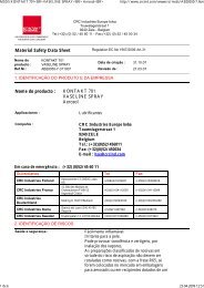 MSDS KONTAKT 701VASELIN...