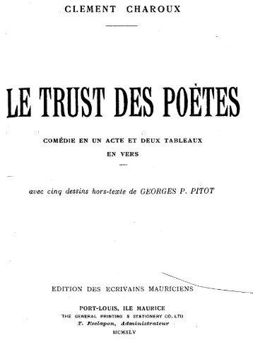 Le trust des poetes - La bibliothèque numérique de l'Ile Maurice