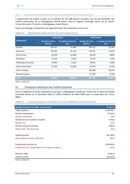 Télécharger la note d'information - Bourse de Casablanca