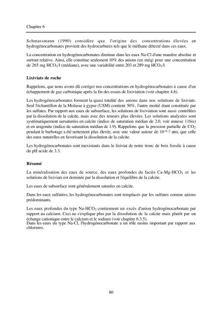 typologie des eaux souterraines de la molasse entre chambéry et linz