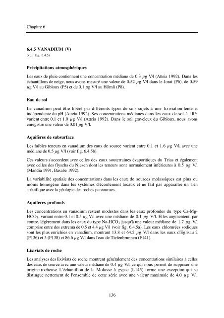 typologie des eaux souterraines de la molasse entre chambéry et linz